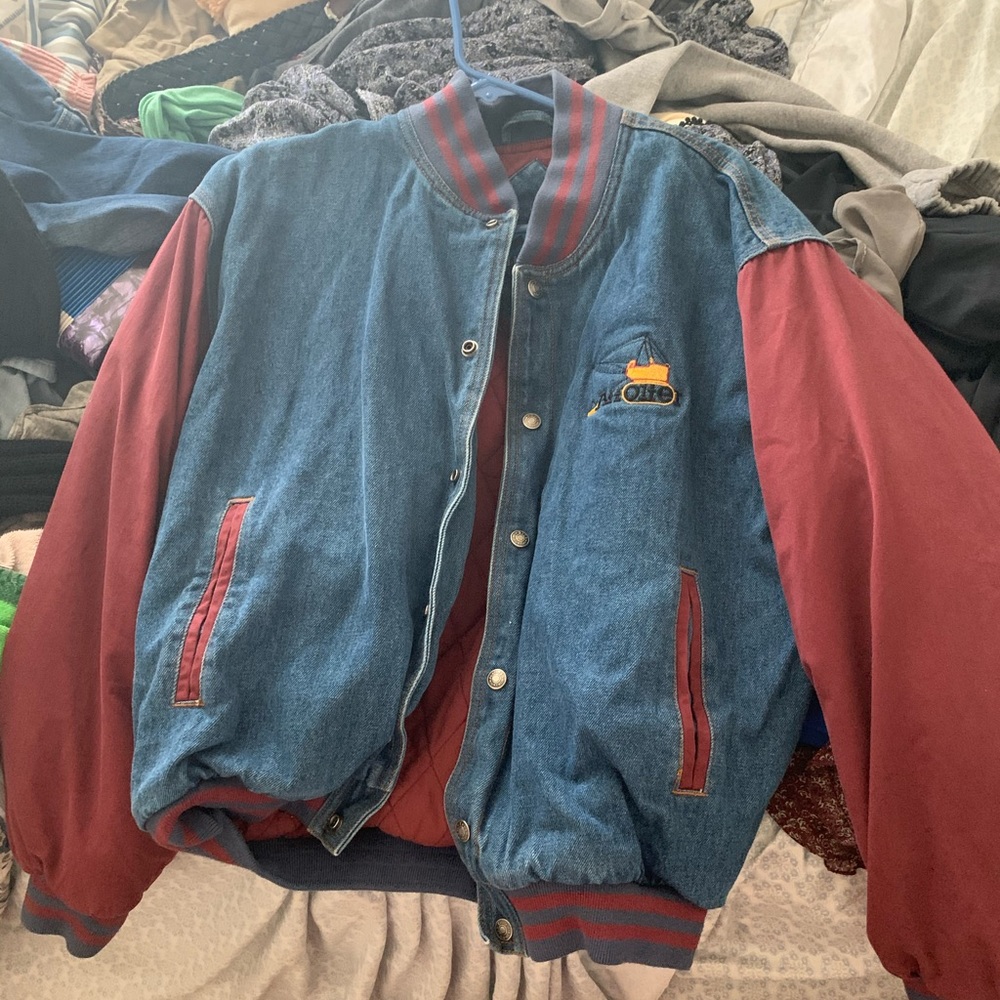 Mens lettermen’s jacket